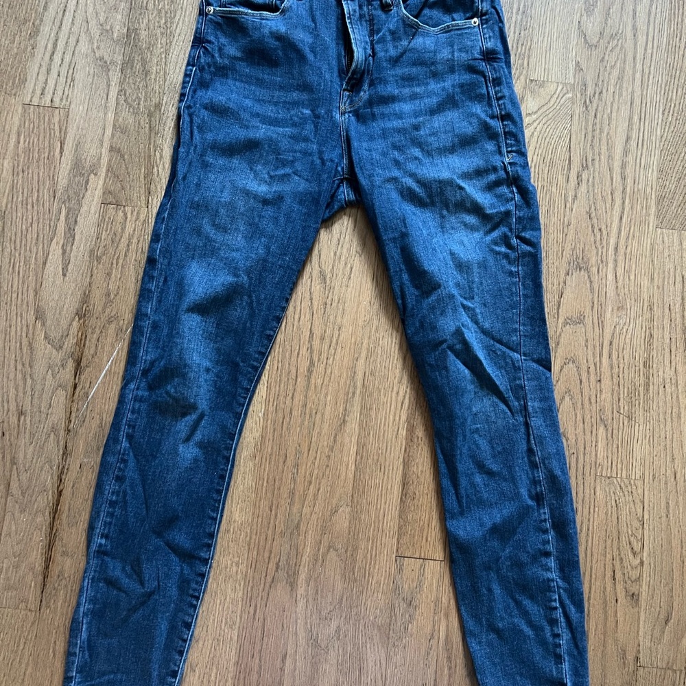 Good American Good Legs Blue Skinny Jeans